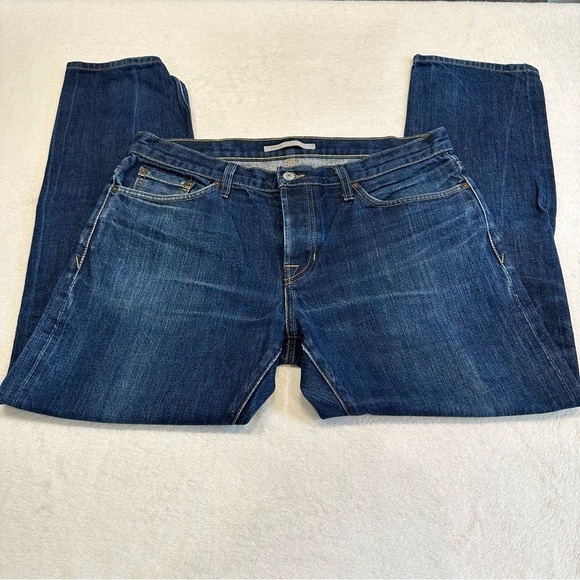 VINCE Button Fly Modern Slim Straight Leg Denim Jean, size 34. - Picture 1 of 12